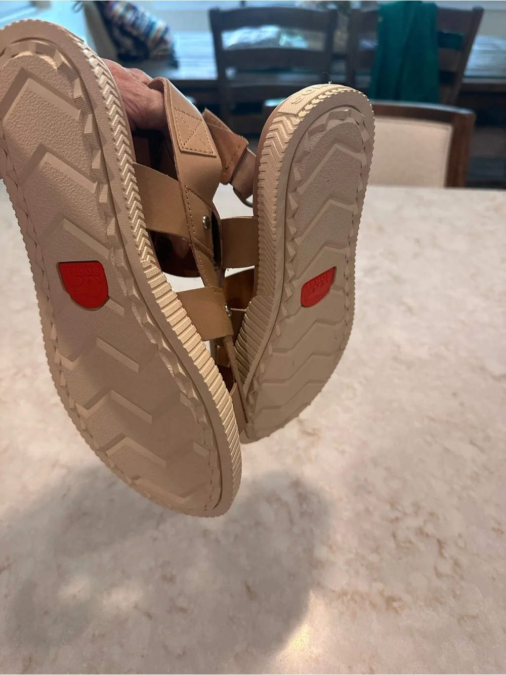 Sorel sandals. Nude color - Picture 9 of 10